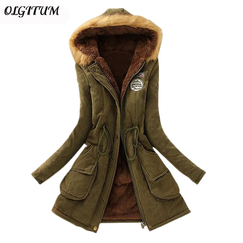 2017 New Parkas Female Women Winter Coat Thickening Cotton Winter Jacket Womens Outwear Parkas for Women Winter