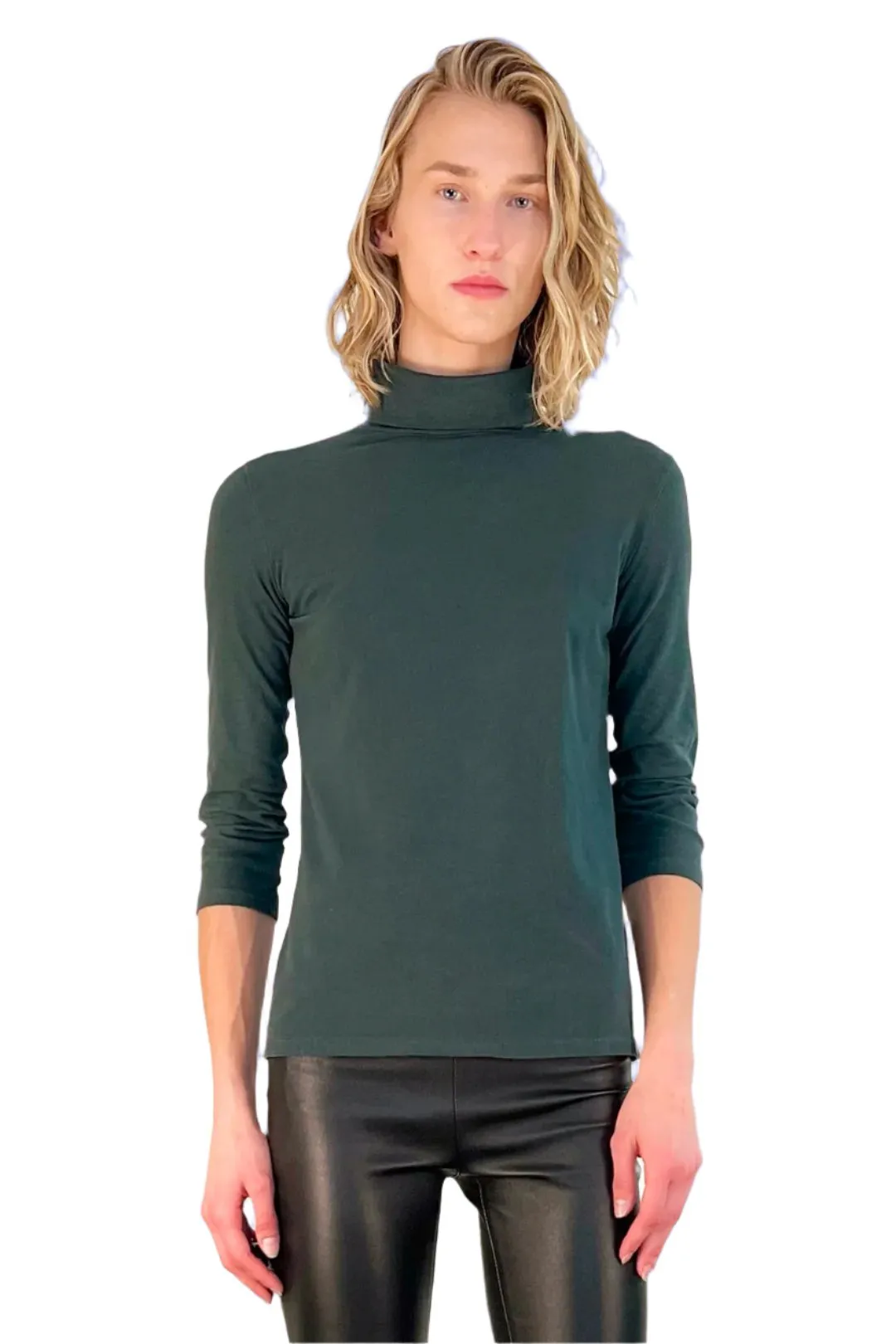 3/4 Sleeve Turtleneck - To