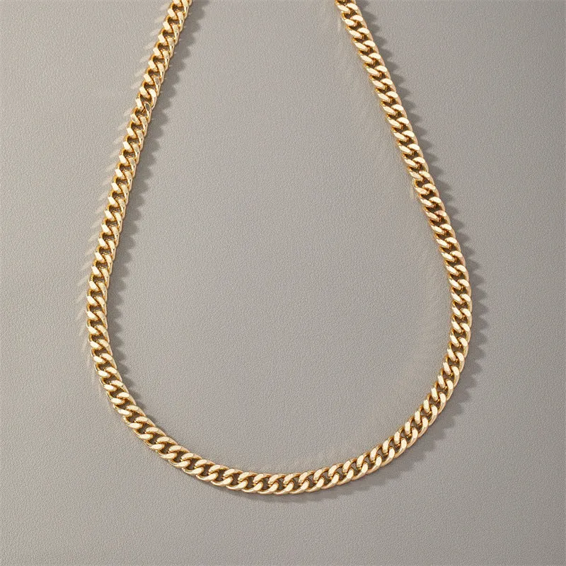 Alloy Chain Necklace with Timeless Appeal