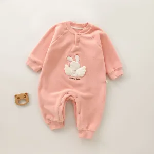 Autumn and Winter Newborn Baby Clothing Set Soft Jacket for Girls Warm Jumpsuit for Boys Soft Bebe Romper Baby Clothes