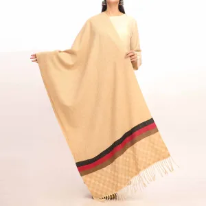 Beige Winter Stole PW4754