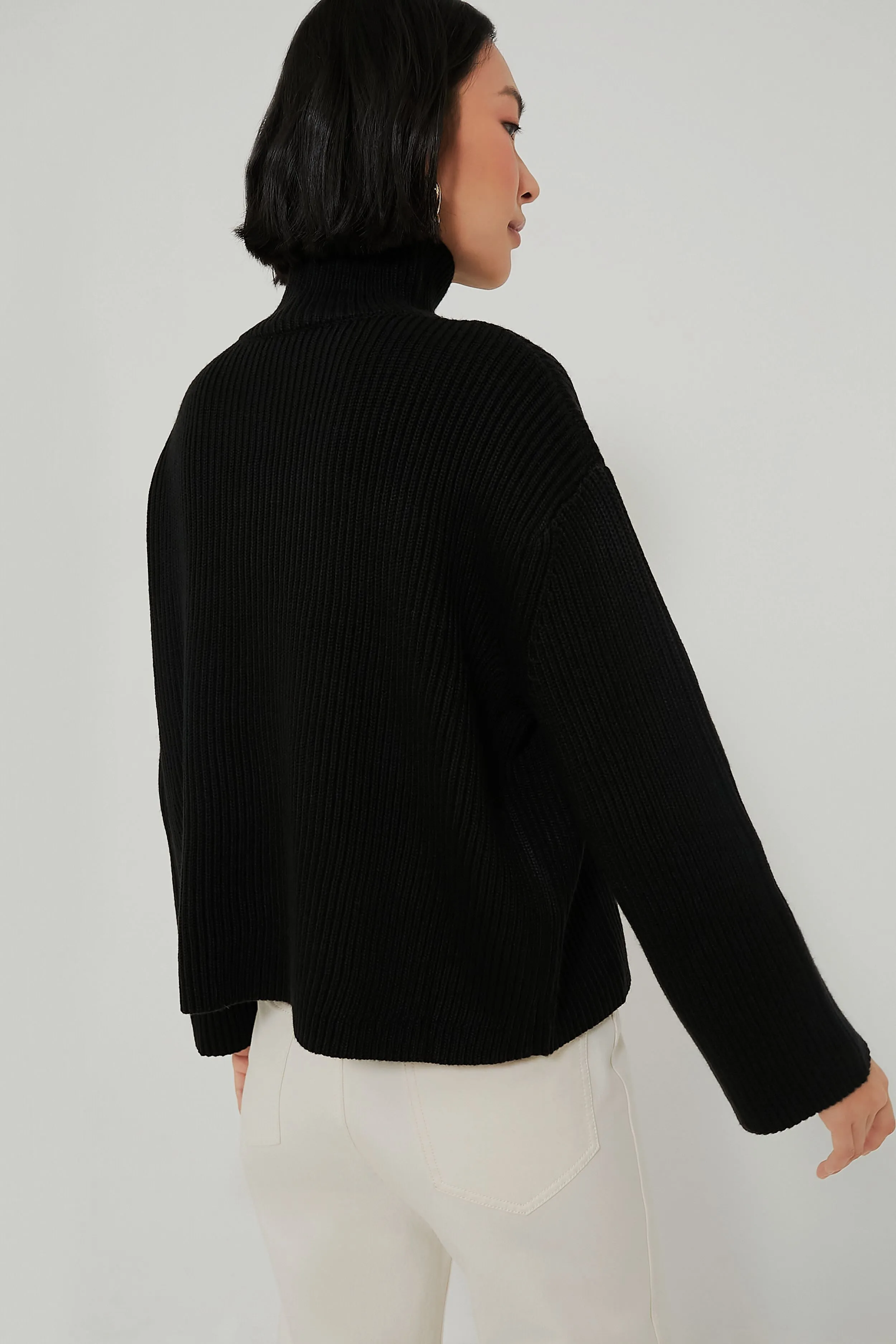 Black Knit Helen Sweater