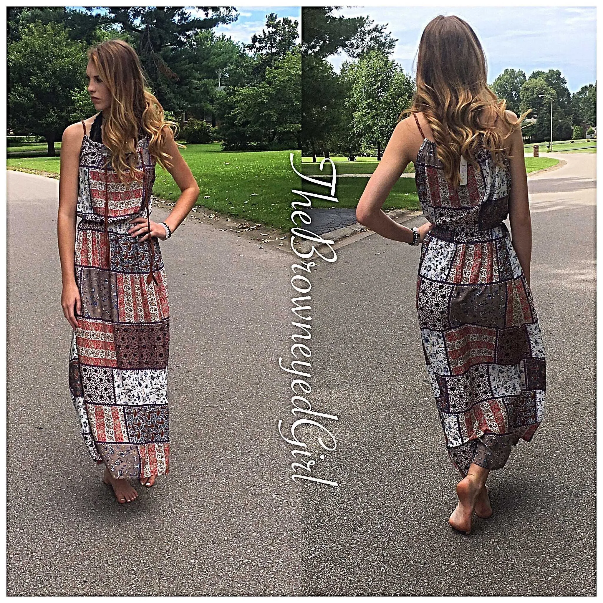 Boho Chic Patchwork Maxi