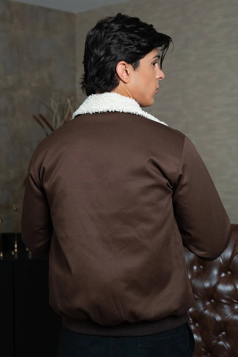 Brown Sherpa Jacket