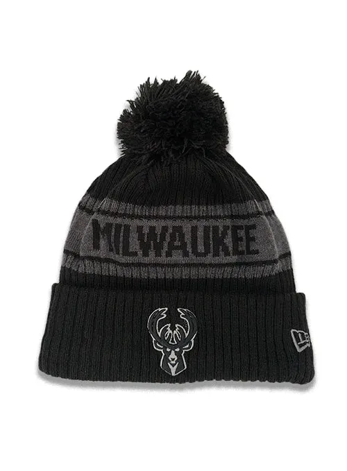 Bucks In Six x New Era Cuff City Block Milwaukee Bucks Knit Hat