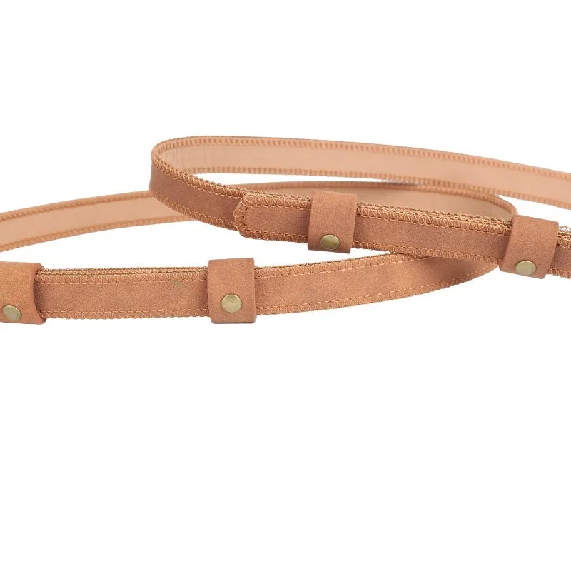 Camel Leather Hat Bands