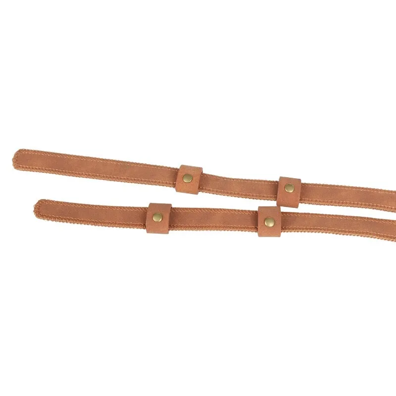 Camel Leather Hat Bands