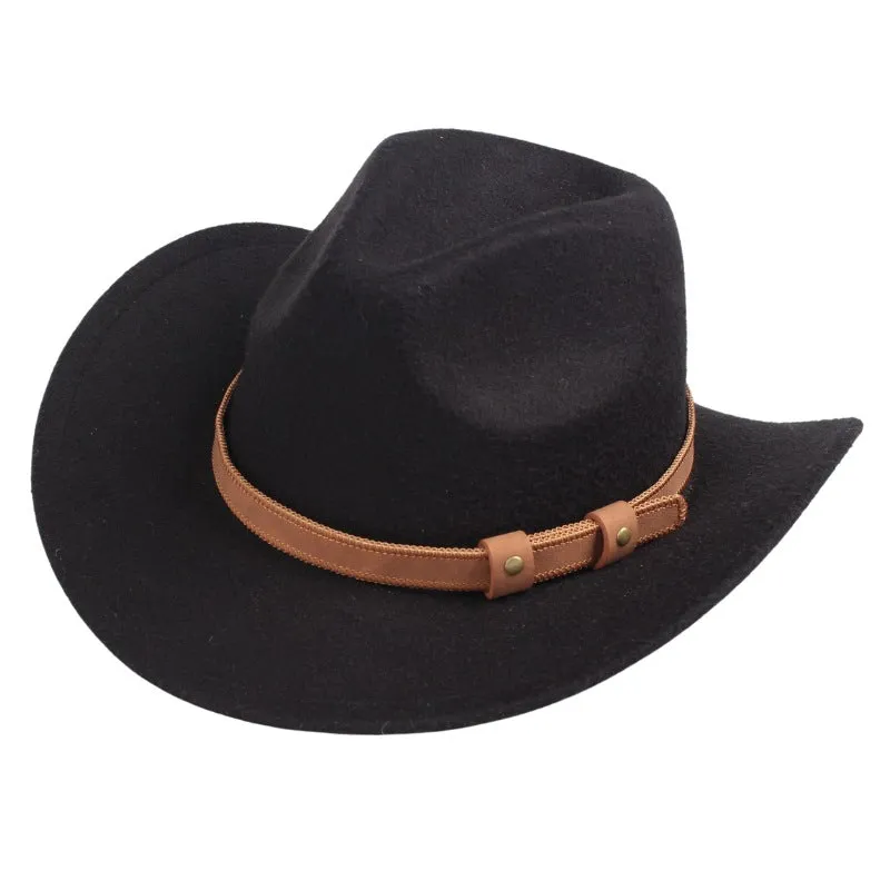 Camel Leather Hat Bands