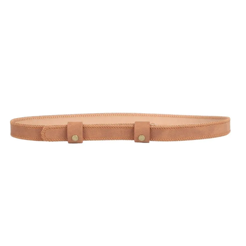 Camel Leather Hat Bands