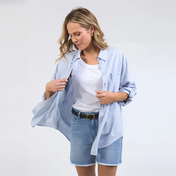 Carrie Shirt - Subdued Blue