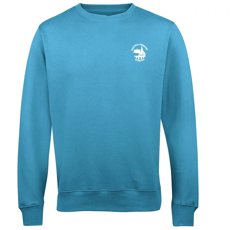 Cestria Primary School Hawaiian Blue Sweatshirt