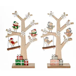 Christmas Wooden Craft Birdie Tree (1 SENT - 2 Designs)