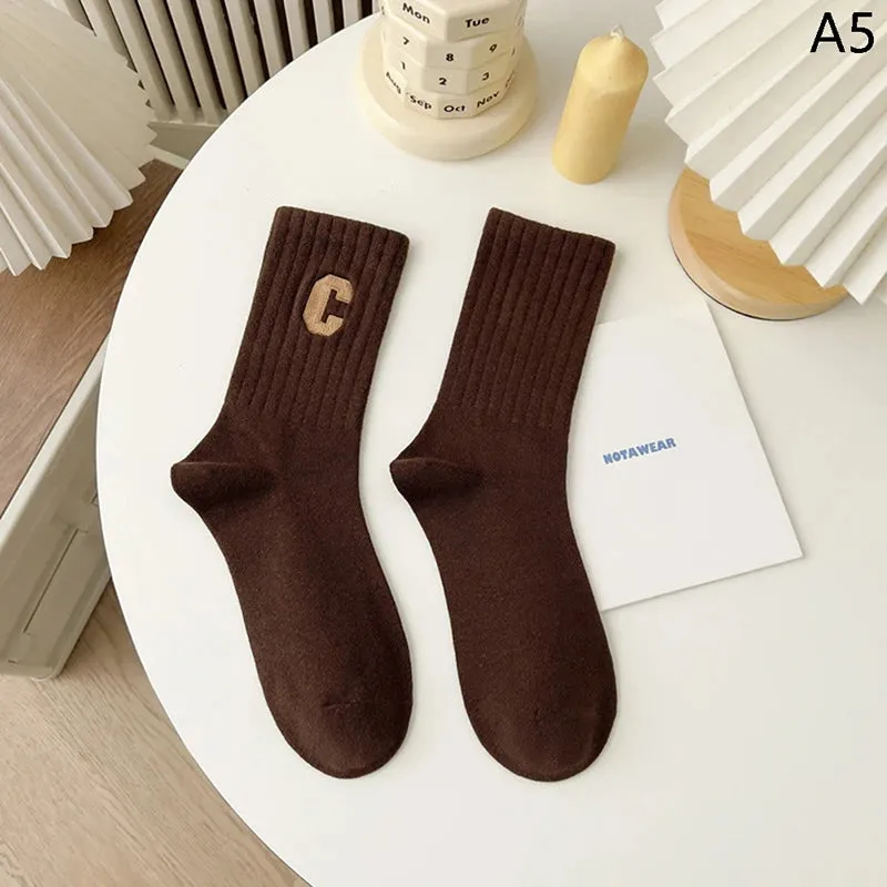 College Style Fashion Socks