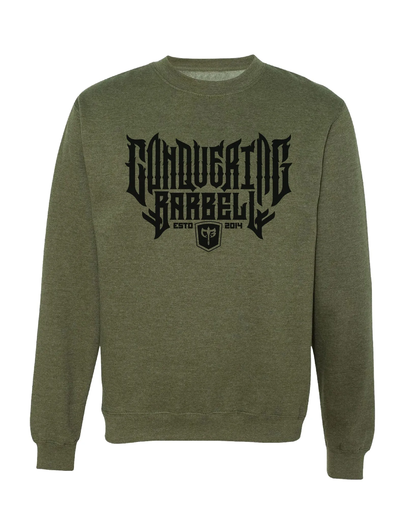 Conquering Barbell - Flagship - Crewneck - Military