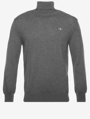 Cotton Wool Rollneck Dark Grey Melange