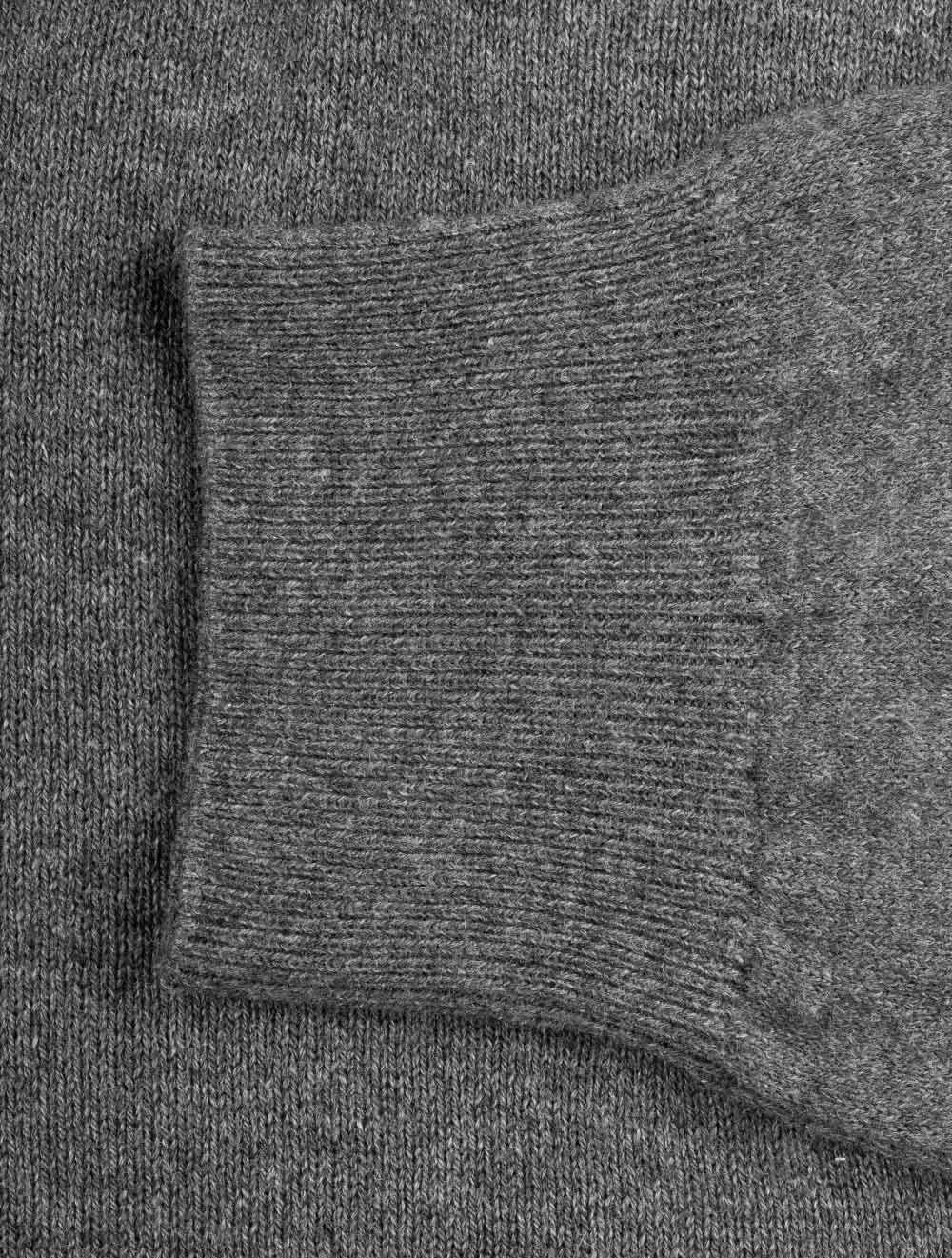 Cotton Wool Rollneck Dark Grey Melange