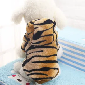 Cute Tiger Onesie Hoodie Costume for Dog