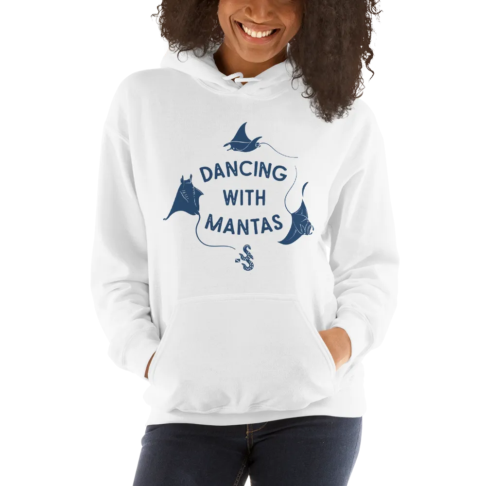 Dancing With Mantas Hoodie - Unisex