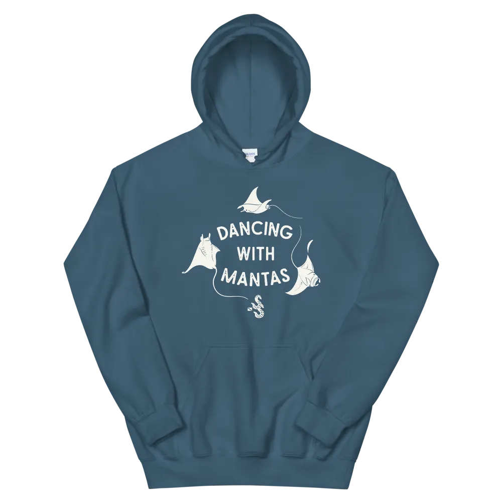 Dancing With Mantas Hoodie - Unisex