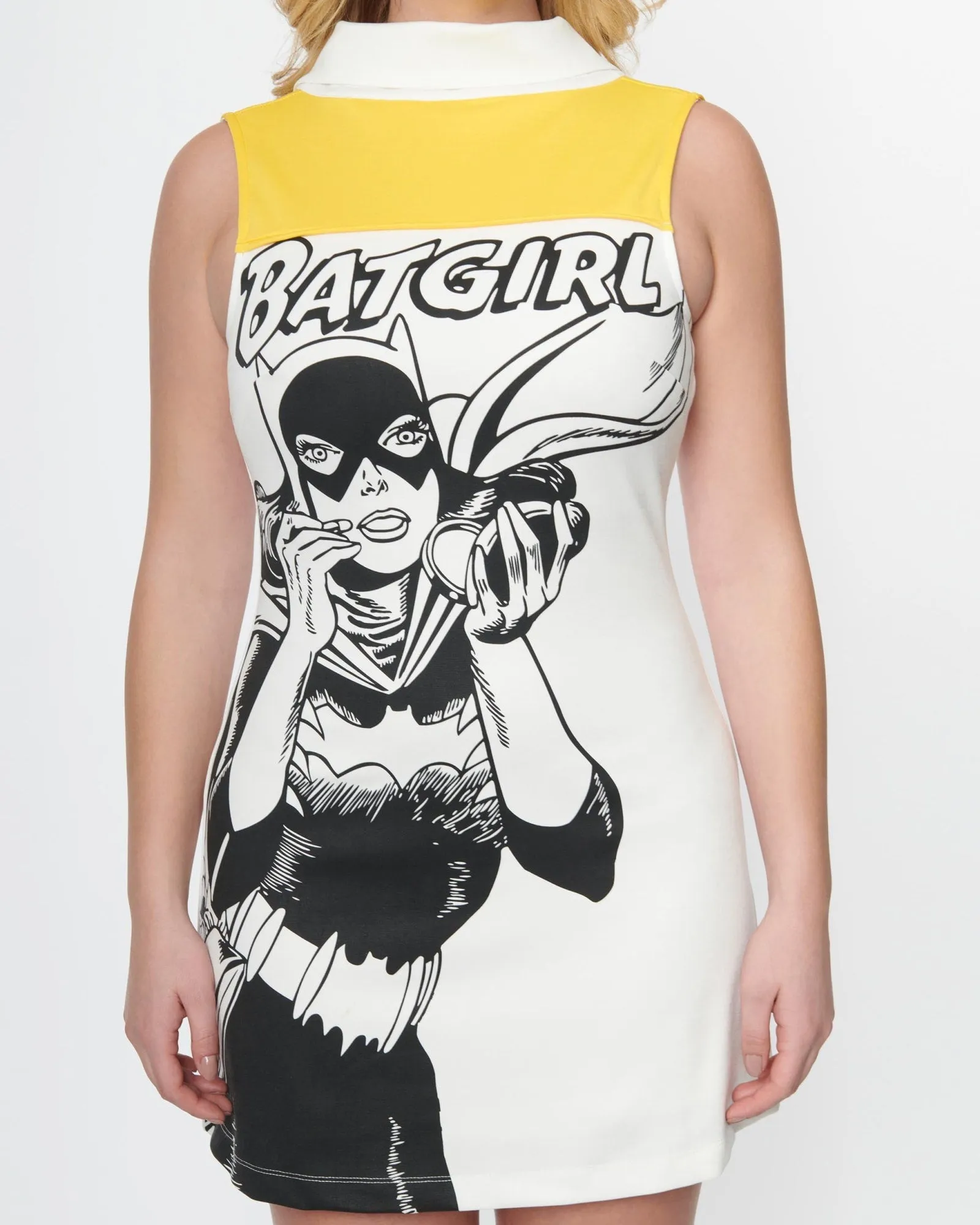 DC Comics x Unique Vintage Batgirl Wiggle Dress | Black, White