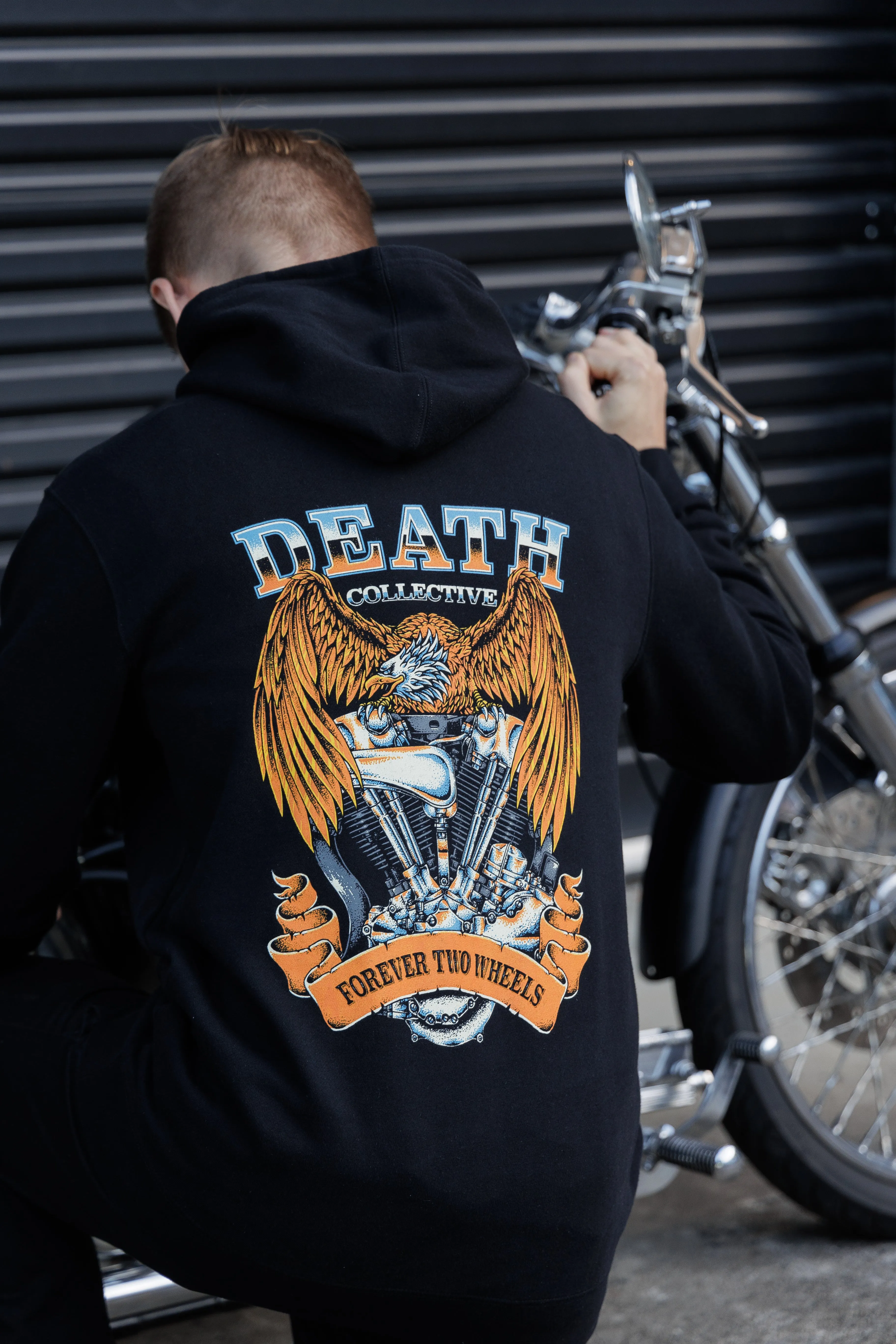 DEATH COLLECTIVE Wings Pull-Over Hoodie