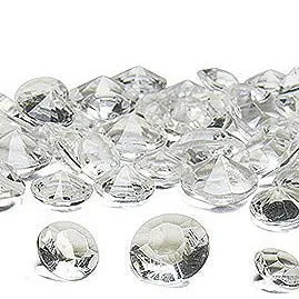 Diamond Shaped Confetti Wedding Party Table Decorations (Pack of 500)