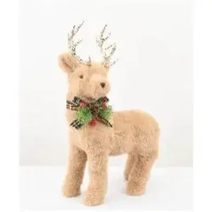 Enchante Festive Fur Small Standing Reindeer