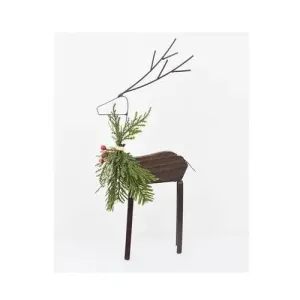 Enchante Twinkle Large Metal & Wooden Reindeer