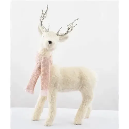 Enchante Winter Blush Large Fur Reindeer