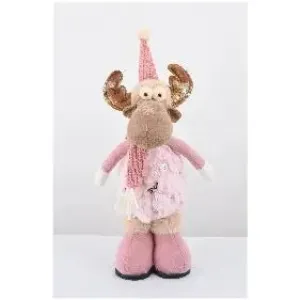 Enchante Winter Blush Small Standing Moose