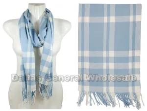 Fashion Cashmere Feel Blue Scarf Wholesale