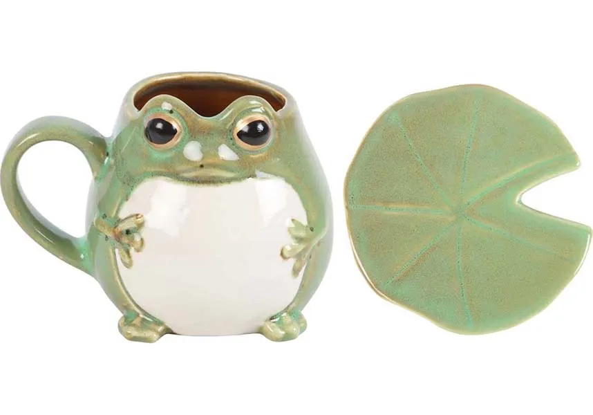 Frog Shaped | MUG AND LILY PAD SAUCER