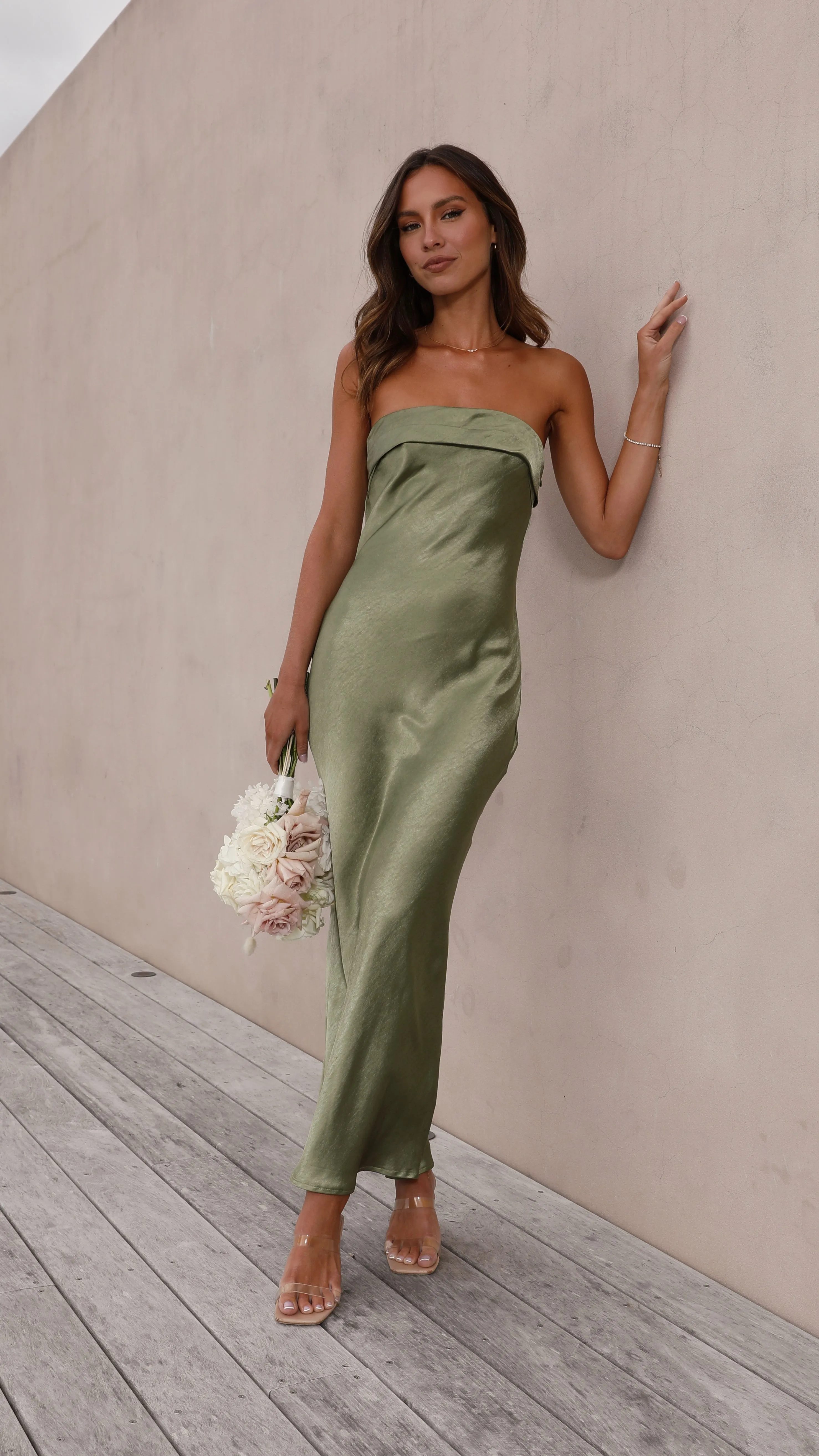 Gisele Maxi Dress - Olive