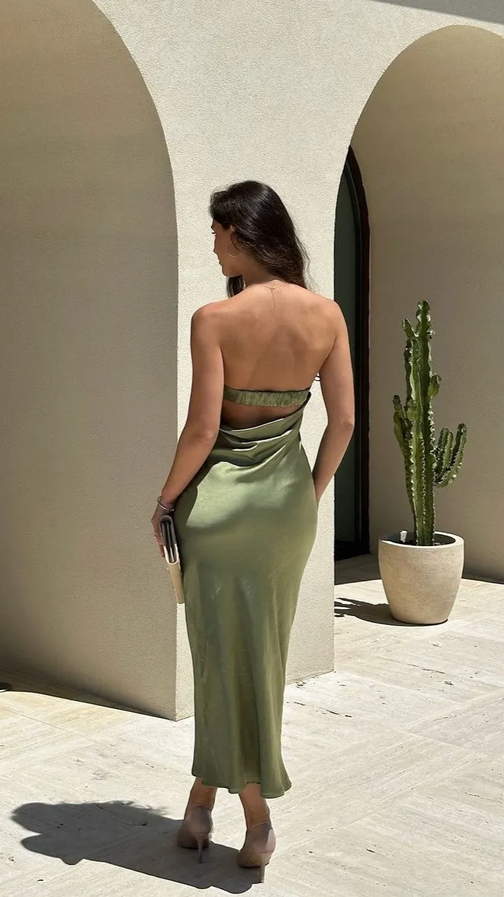 Gisele Maxi Dress - Olive