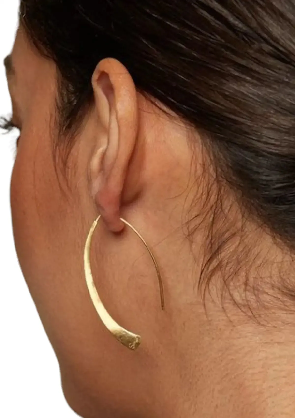 Gold Loop Hoop Earring