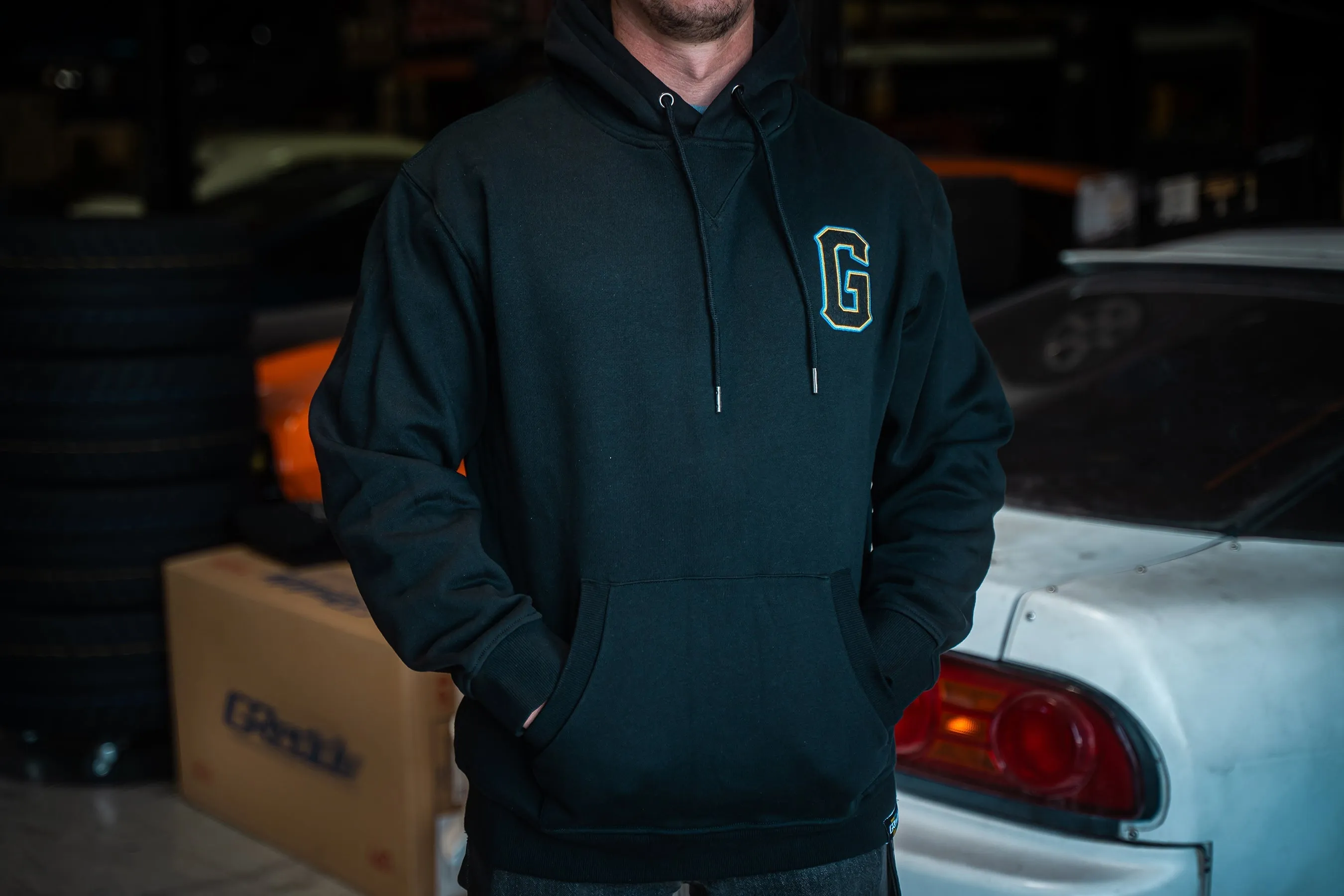 GReddy G Logo Pullover Hoodie - Black