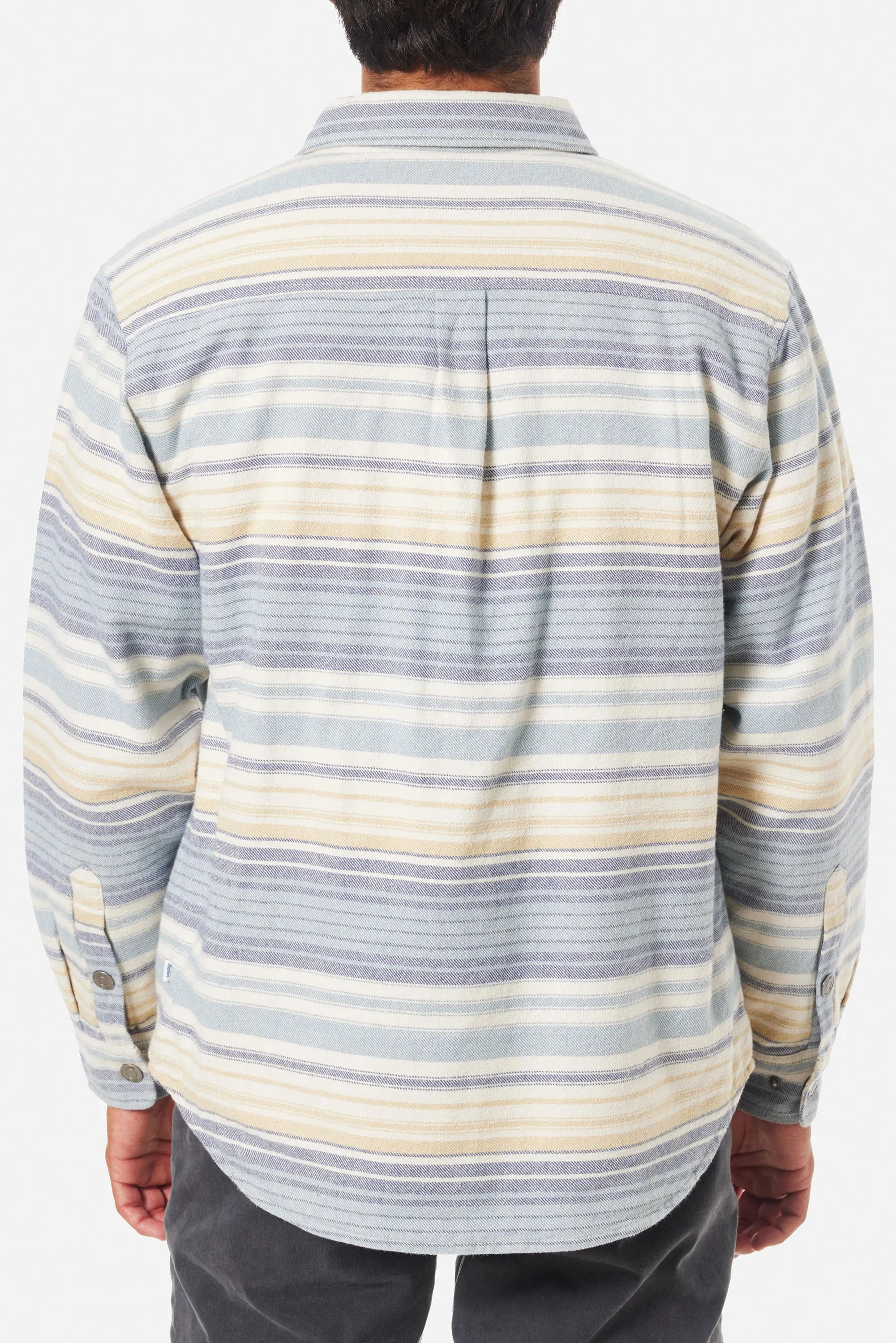 HAROLD STRIPE JACKET - Air Force Blue