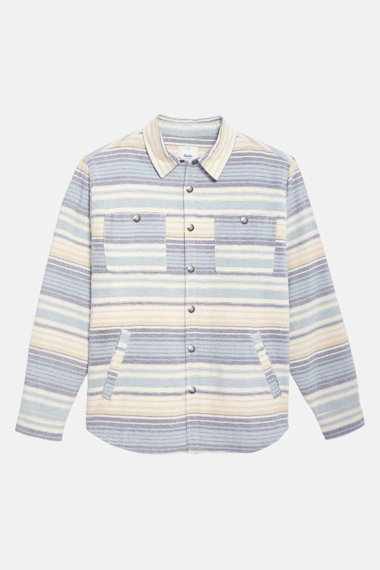 HAROLD STRIPE JACKET - Air Force Blue