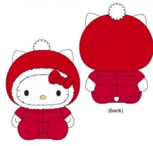 Hooded Puffer Jacket Hello Kitty Plushies