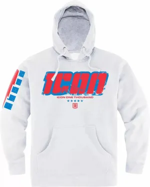 Icon Intercept 84 Casual Hoodie White