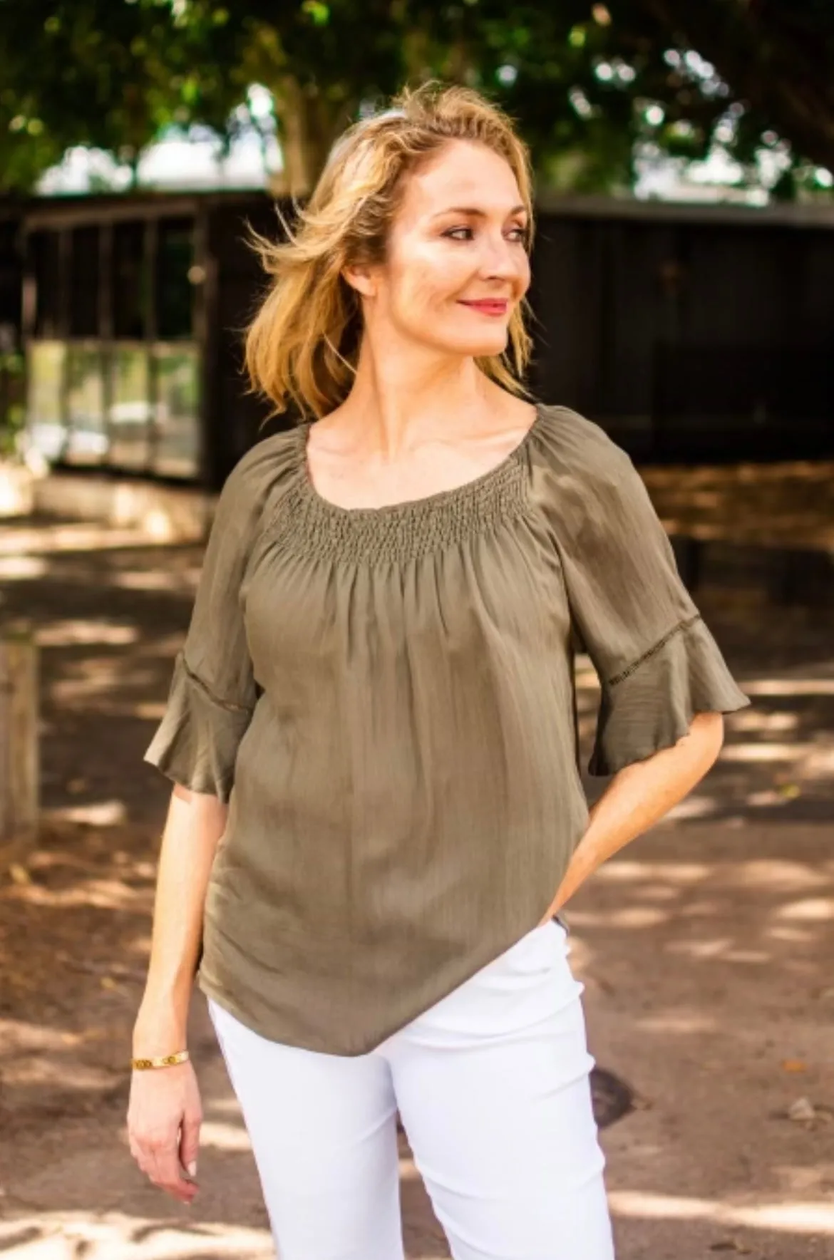 Janice 3/4 Slve Top