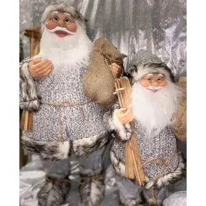 Jingles 60cm Arctic Santa - Grey