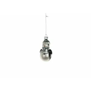 Jingles 9cm Penguin Glass Tree Dec