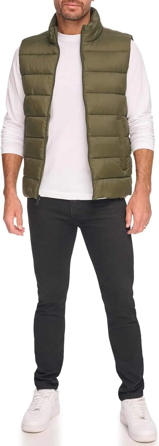 Kenneth Cole Men's Quilted Puffer Styling Lightweight Vest