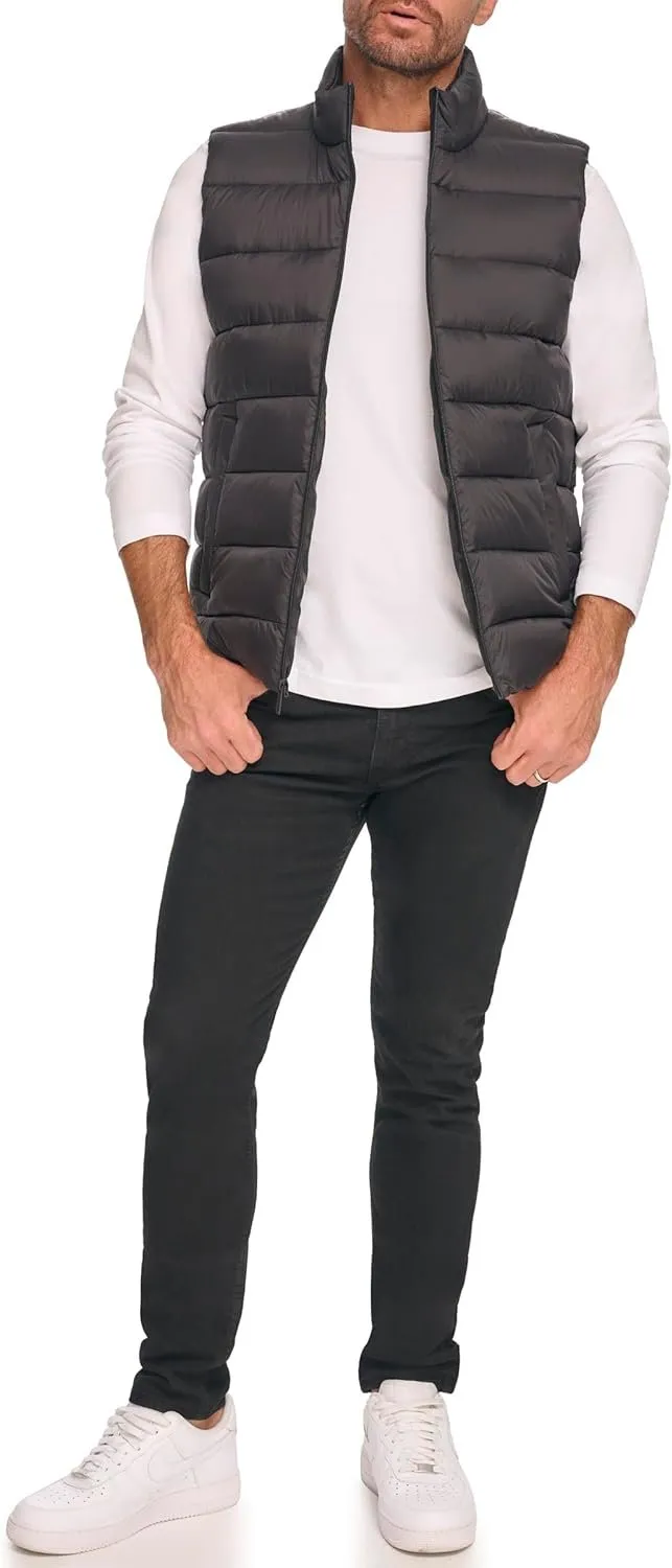 Kenneth Cole Men's Quilted Puffer Styling Lightweight Vest