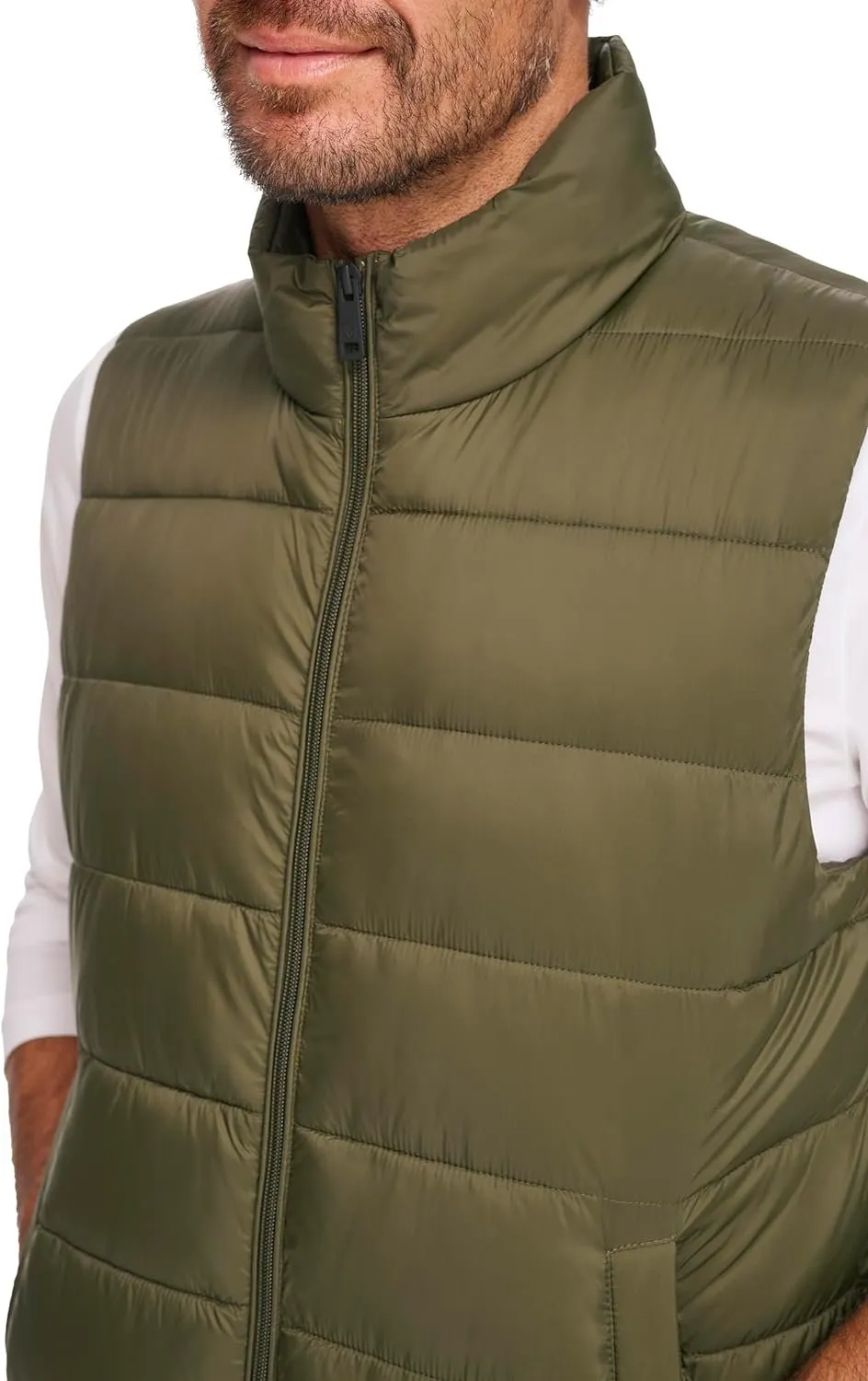 Kenneth Cole Men's Quilted Puffer Styling Lightweight Vest