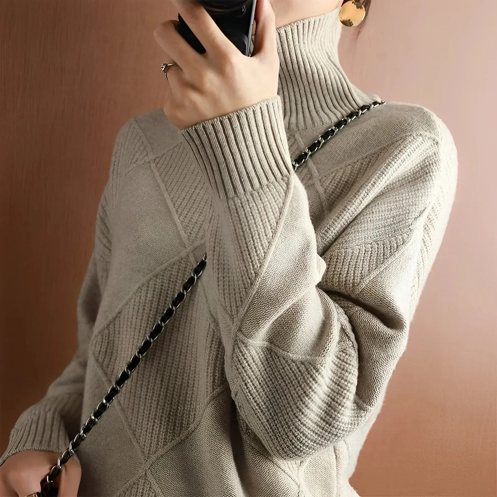 LAILA™ | Cozy Knit Turtleneck Sweater