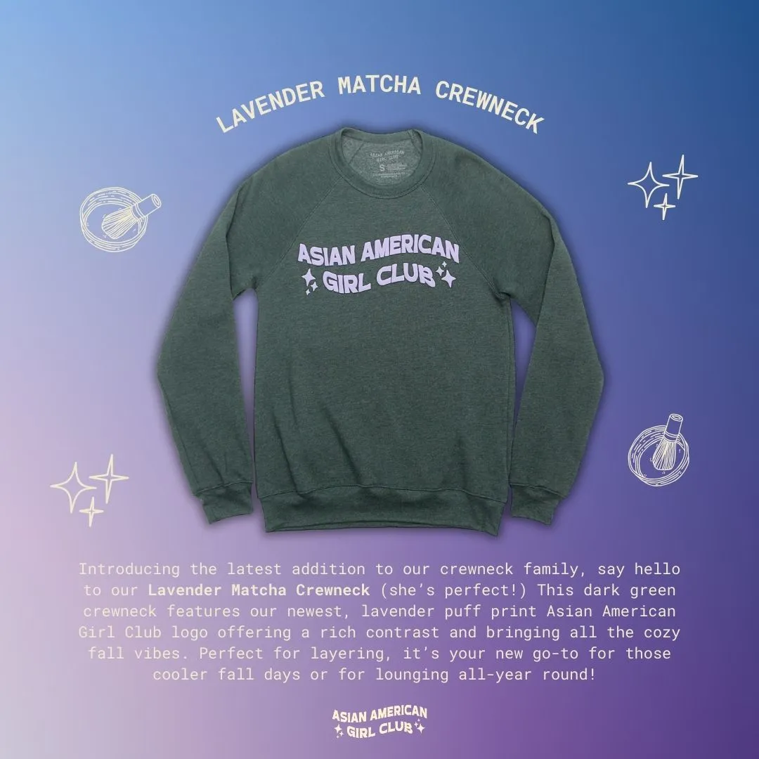 Lavender Matcha Crewneck