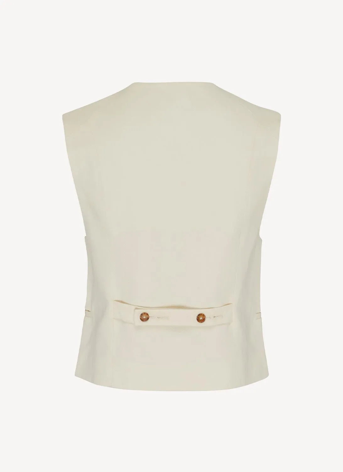 Loulou Studio - Gilet - White - Femme