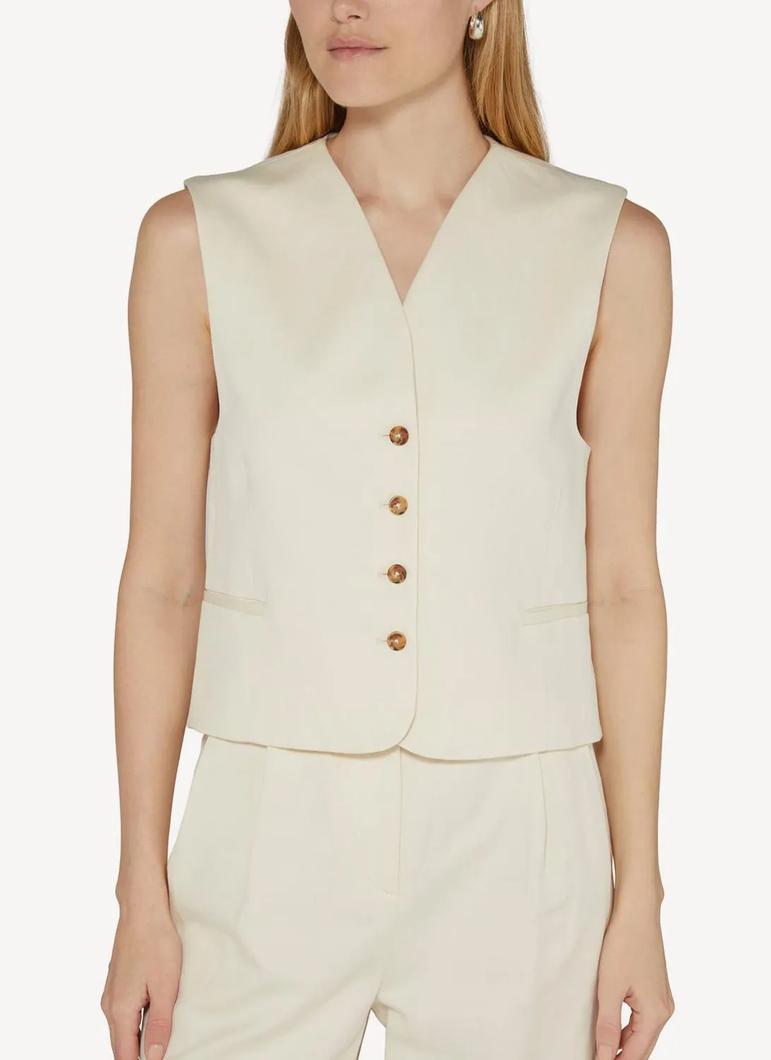 Loulou Studio - Gilet - White - Femme